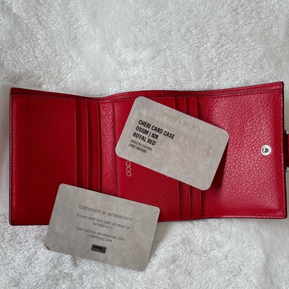 {Jimmy Choo} Cheri Foldable Wallet - Picture 6 of 8